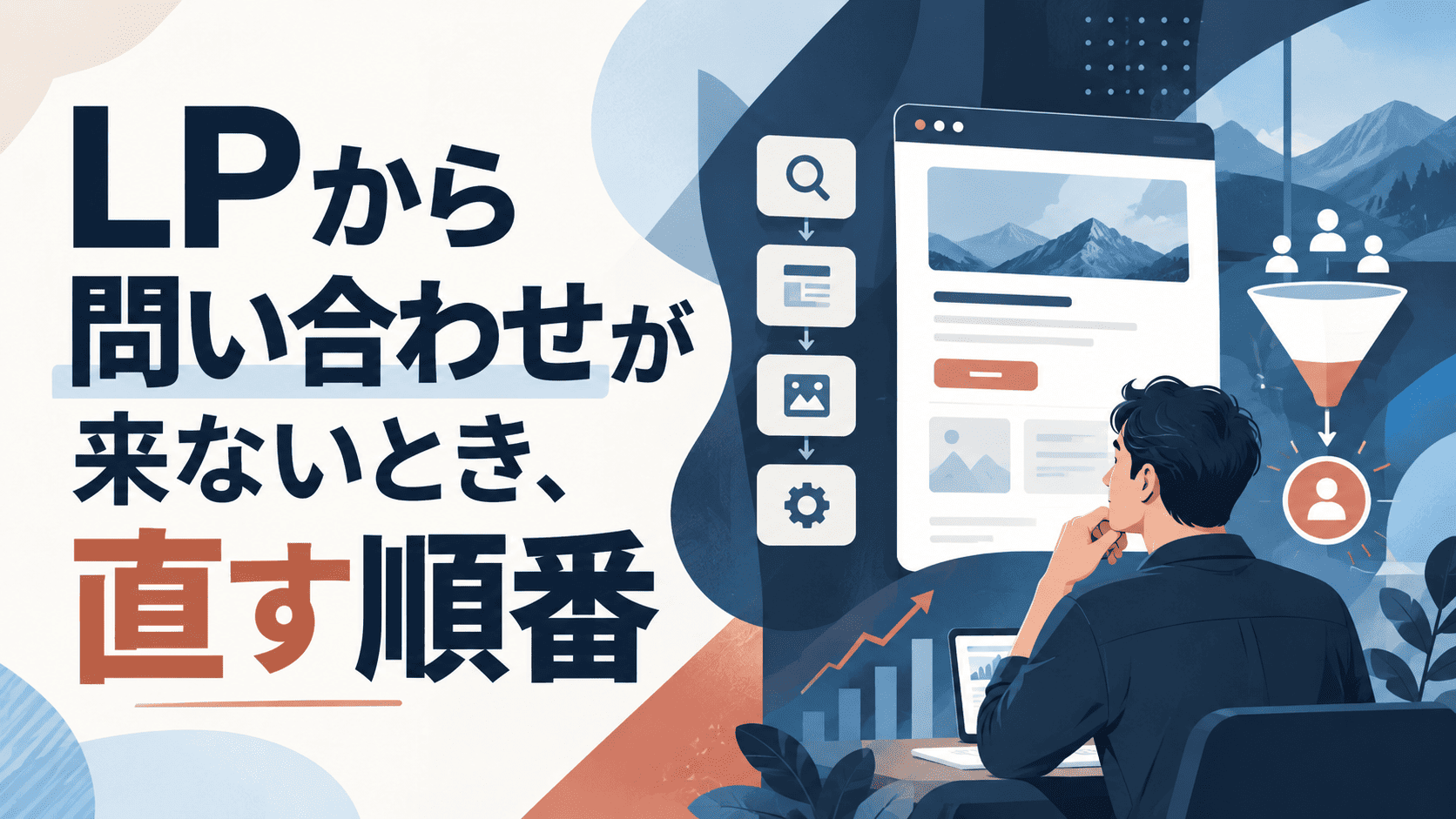 LPから問い合わせが来ないとき、直す順番