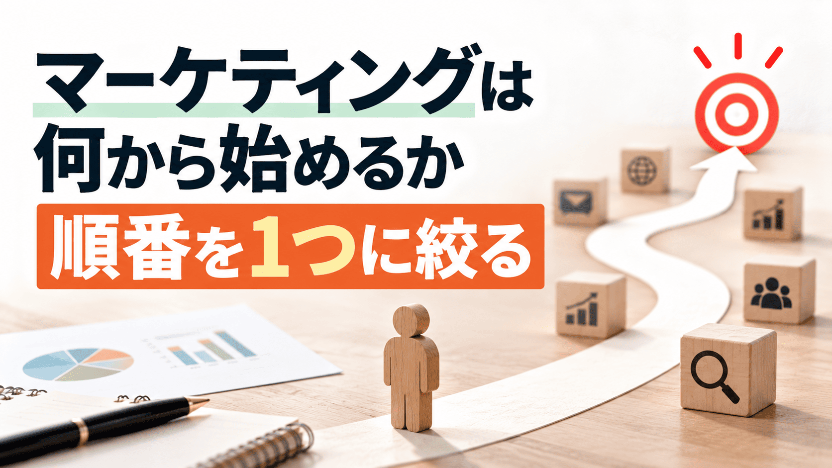 マーケティングは何から始めるか｜順番を1つに絞る
