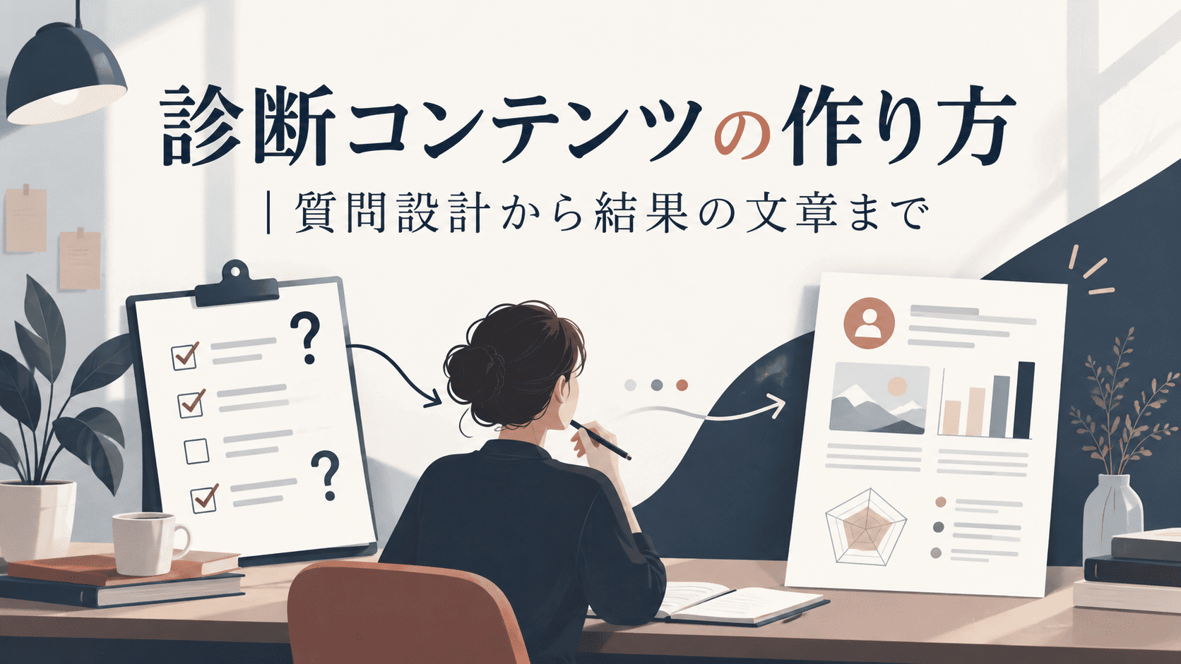 診断コンテンツの作り方｜質問設計から結果の文章まで